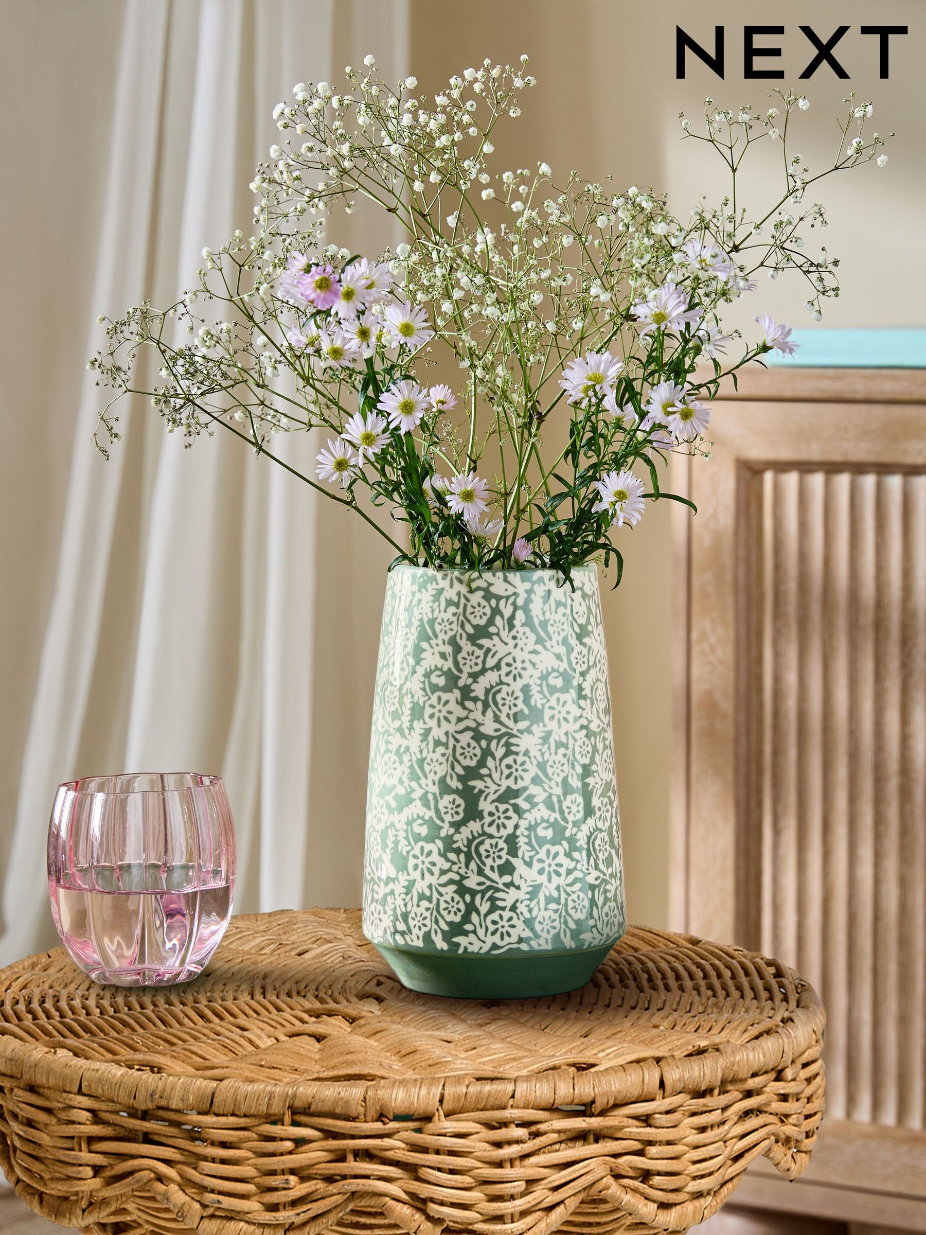 Green Vases | Sage & Emerald Green Vases | Next Official Site