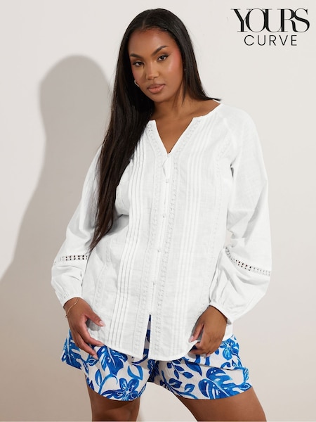 Yours Curve Slub Notchneck Blouse (W55056) | 44 €
