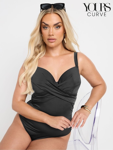 Yours Curve Twist Front Underwired Swimsuit (W55096) | 67 €