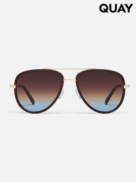 QUAY Medium All In Brown Sunglass (W55127) | €83