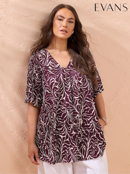 Evans Green Swing Boho Top (W55202) | €36