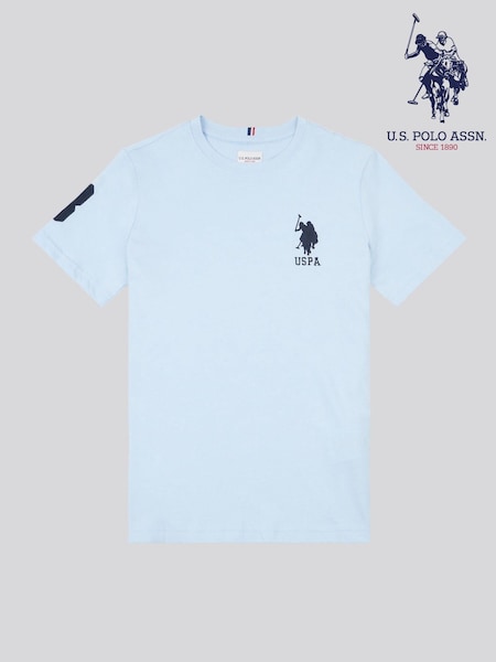 U.S. Polo Assn. Blue Boys Player 100% Cotton 3 T-Shirt (W55212) | 124 QAR - 148 QAR