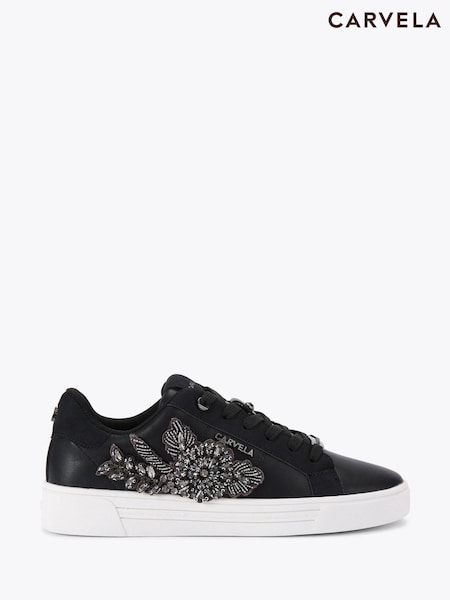 Carvela Mortella Black Trainers (W55482) | €177