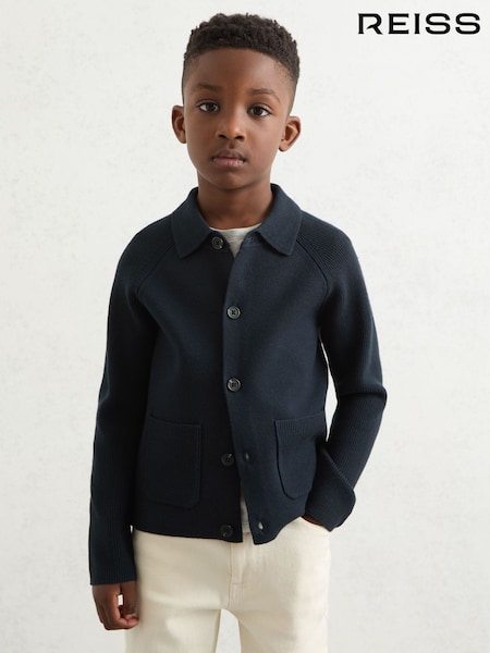 Reiss Navy Fitzgerald Cardigan (W55521) | €75