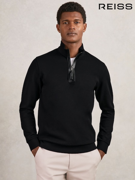 Reiss Black Hale Sweatshirt (W55538) | €170