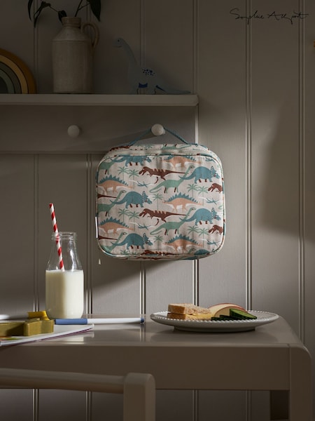Sophie Allport Natural Dinosaur Camouflage Lunch Bag (W55571) | R$ 345