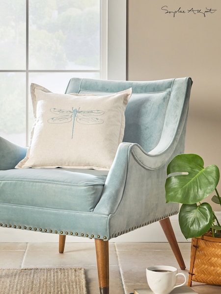 Sophie Allport Natural Linen Blend Dragonfly Cushion (W55578) | €79