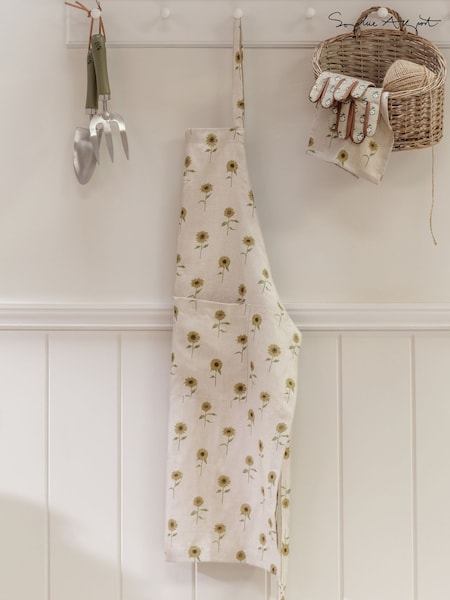 Sophie Allport Natural Linen Sunflower Apron (W55583) | €53