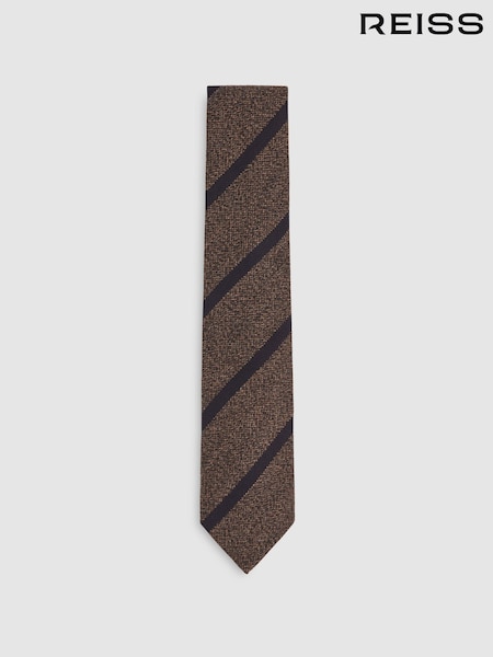 Reiss Chocolate Brown Sante Tie (W55807) | €85