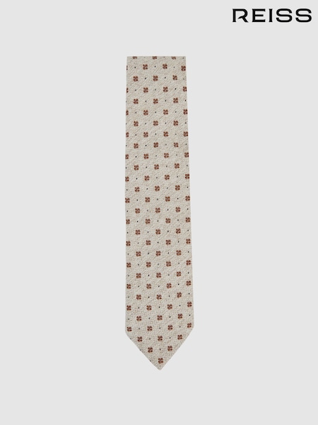 Reiss Oatmeal Melange Tullio Tie (W55822) | €85