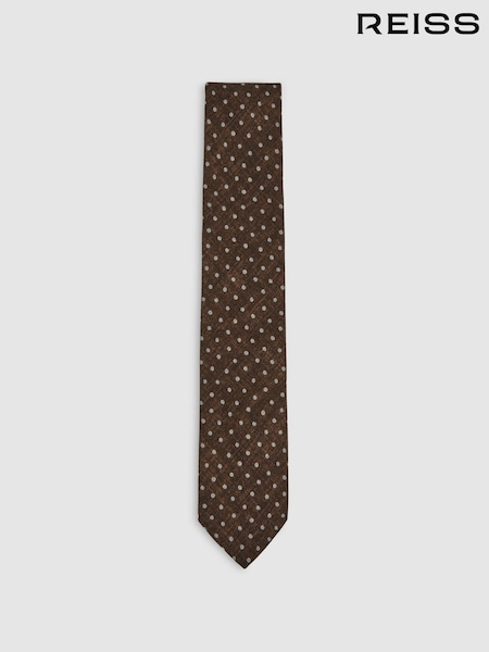 Reiss Chocolate Brown Pio Tie (W55823) | €84