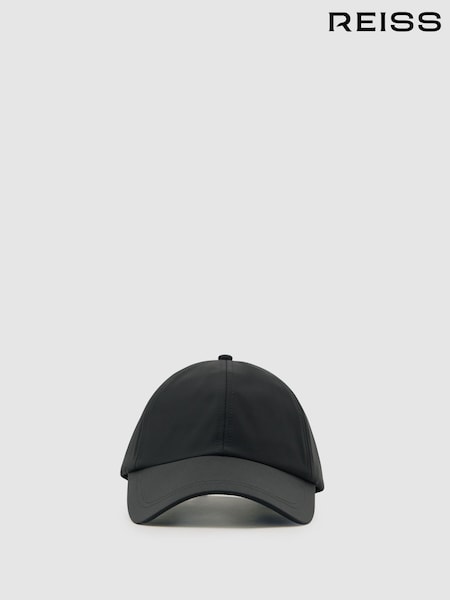 Reiss Black Brogan Embroidered Logo Tech Baseball Cap (W55824) | €95