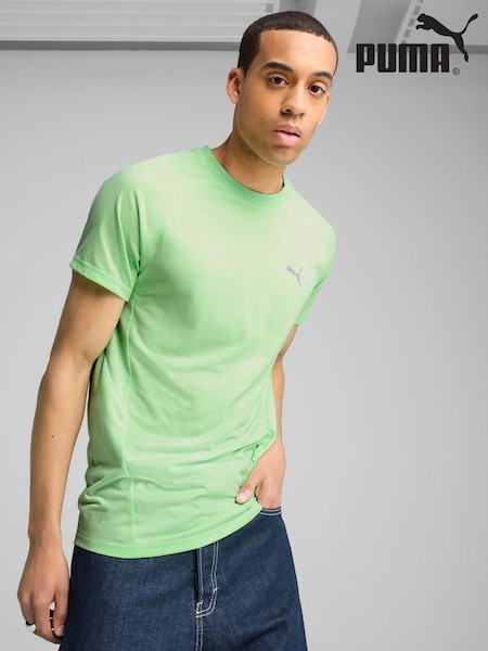 Puma Green Mens Evostripe T-Shirt (W55845) | €29
