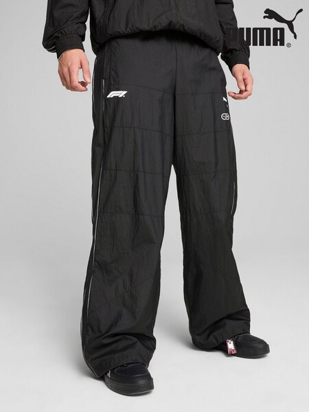 Puma Black F1 T7 Oversized Mens Track Trousers (W55846) | €113