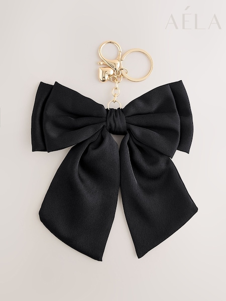 Aela Fabric Bow Bag Black Charm (W55920) | € 11