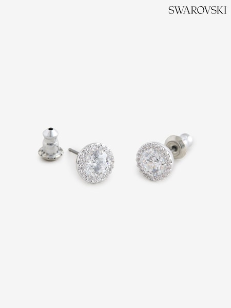 Swarovski Una Angelic Stud Earrings with Round Cut Pavé Rhodium Plated (W55979) | 154 €