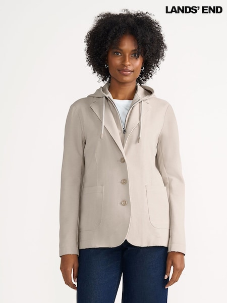 Lands' End Cream Knit Blazer (W55994) | €140