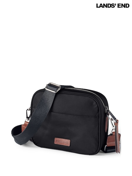Lands' End Black Nylon Cross-Body Bag (W55996) | €63
