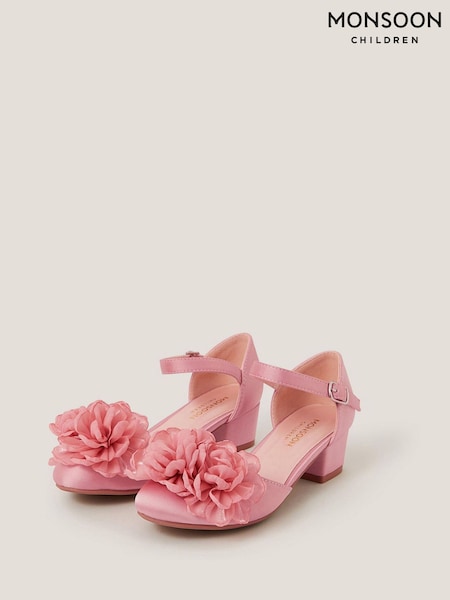 Monsoon Corsage Satin Two Part Heels (W56046) | 40 € - 45 €
