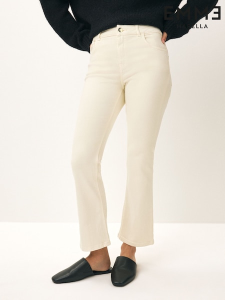 Emma Marella Cream Mode Trousers (W56072) | R$ 880