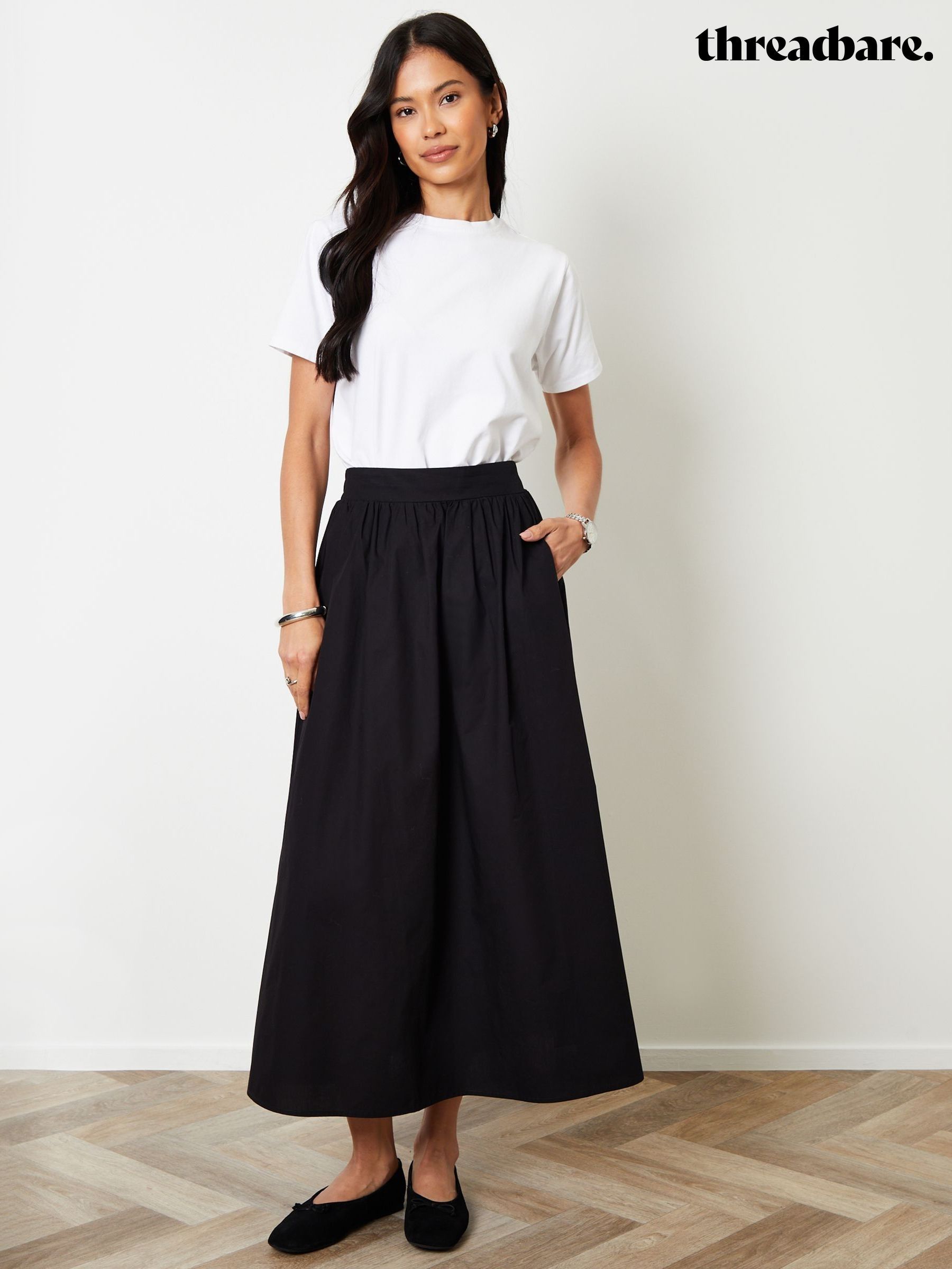 スカート ADD Women Skirts 11AW8841004 White Add 11AW884 Woman White Skirts - Zuklat
