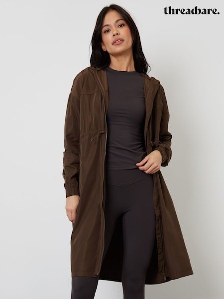 Threadbare Brown Long Packaway Rain Mac (W56171) | 2,283 UAH