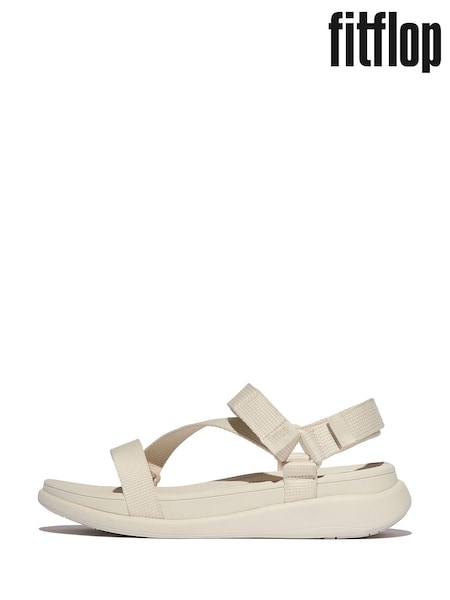 FitFlop Cream F-Mode Go Z Strap Sandals (W56342) | R$ 640