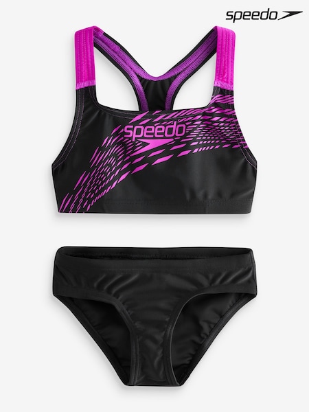 Speedo Purple Girls Medley Logo Bikini (W56357) | €33