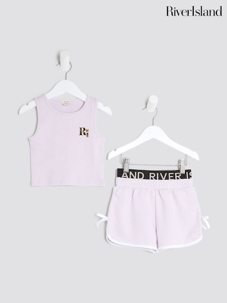 River Island Girls Tank Top Runner Set (W56461) | 134 LEI