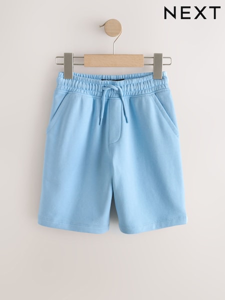 Light Blue Regular Fit Basic Shorts (3-16yrs) (W56558) | AED30 - AED56