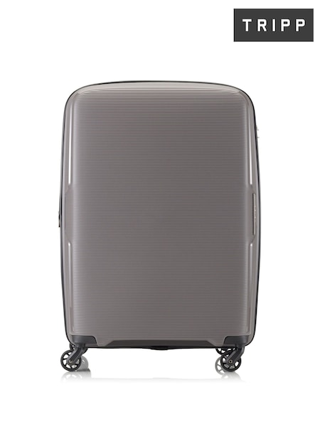 אפור - Tripp Medium Escape 4 Wheel Expandable Suitcase (W57068) | ‏299‏₪