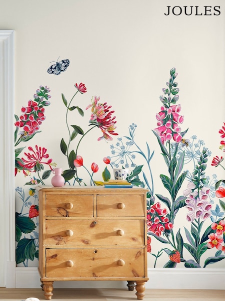 Joules Permaculture Garden Crème Mural 3m x 2.8m (W57125) | 383 €