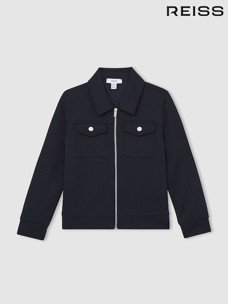 Reiss Medina Interlock Zip Through Overshirt (W57155) | 78 €