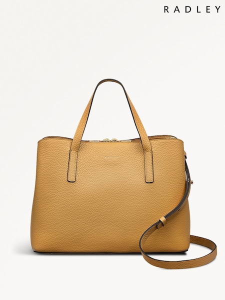 Radley Medium Dukes Place Zip Top Grab Brown Bag (W57171) | 1,282 QAR