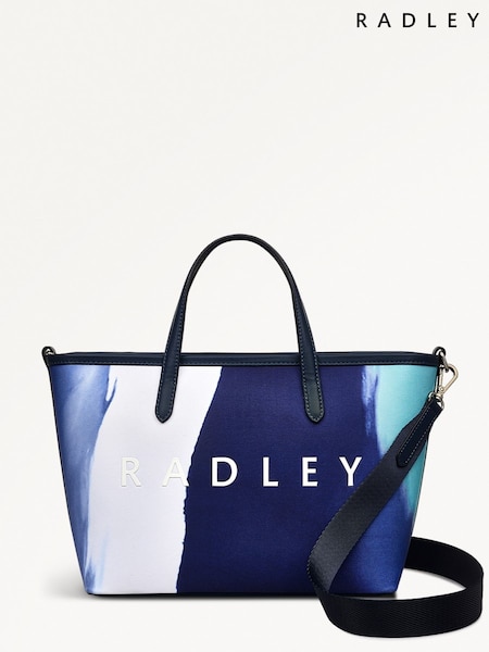 Radley Medium Blue Southwell Gardens Stripe Open Top Grab Bag (W57180) | R$ 1.175