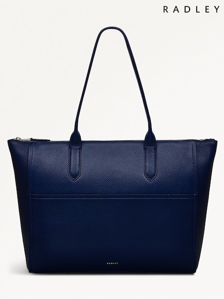 Radley Medium Blue Oak Street Zip Top Tote Bag (W57185) | €330