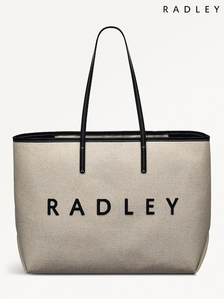 Radley Large Sutherland Row Open Top Tote Black Bag (W57189) | €138