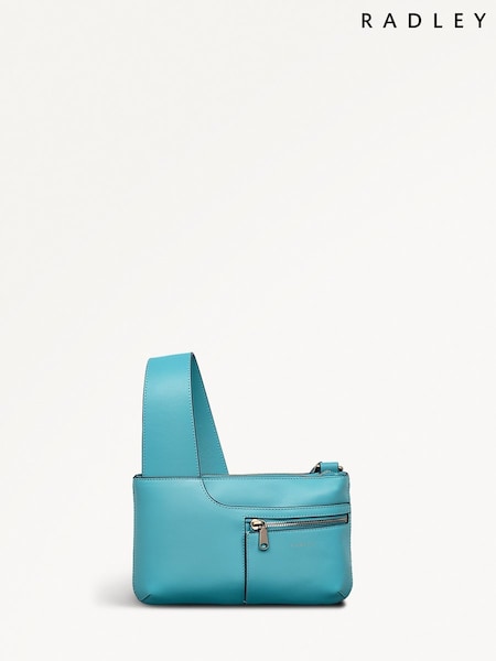 Radley Mini Blue Pockets Zip Top Cross-Body Bag (W57190) | €178