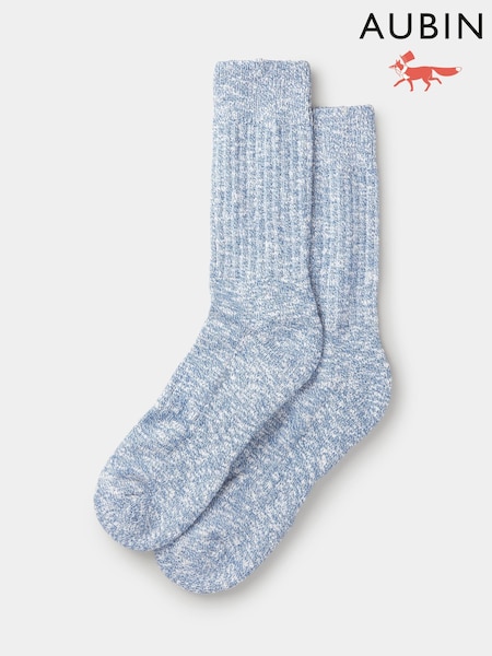 Aubin Blue Dale Twist Socks (W57641) | €32