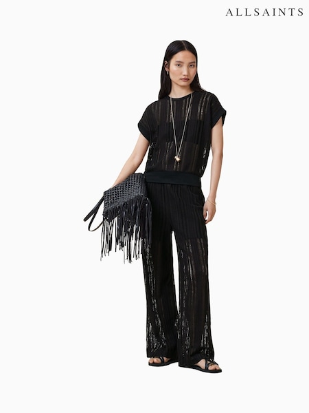 AllSaints Black Giana Trousers (W57674) | €152