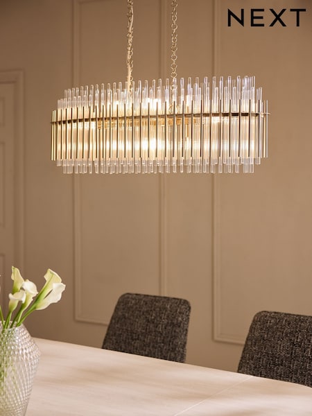 Brass Arundel Linear Pendant (W57686) | €464