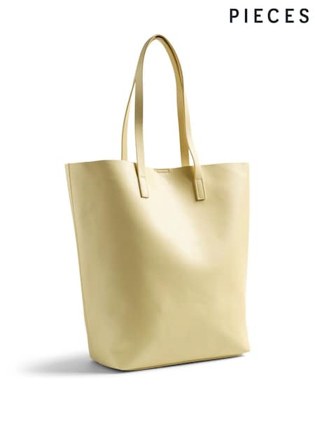 PIECES Yellow Tote Bag (W57925) | €37