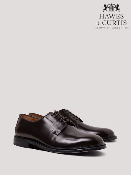 Hawes & Curtis Derby Black Shoes (W57976) | €224