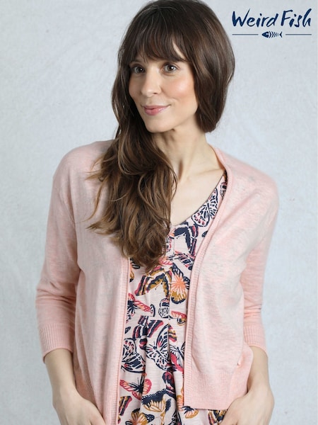 rožnata - Weird Fish 100% Cotton Limon Outfitter Cardigan (W58011) | € 53