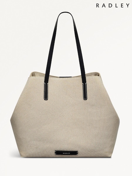 Radley London Large Brown Dukes Place Canvas Open Top Bag (W58061) | R$ 2.555