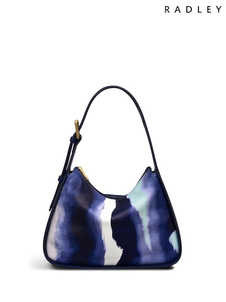 Radley Small Blue Westwell Lane Stripe Zip-Top Grab Bag (W58065) | €285