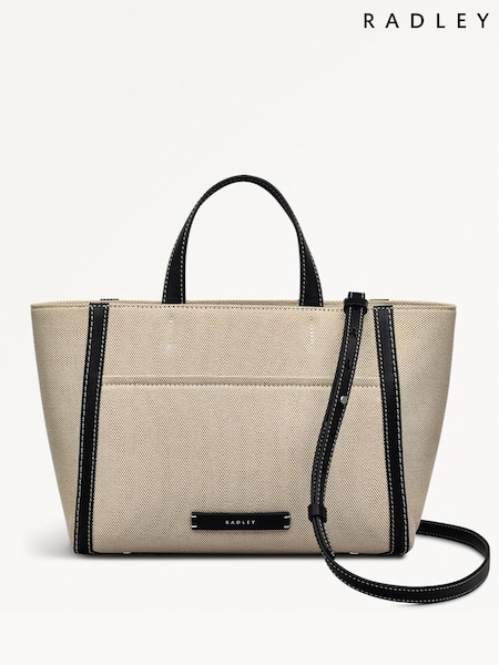 Radley London Medium Oak Street Canvas Zip-Top Grab Brown Bag (W58067) | 342 €