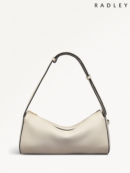 Radley Small Natural Abbey Mews Zip Top Shoulder Bag (W58084) | €285