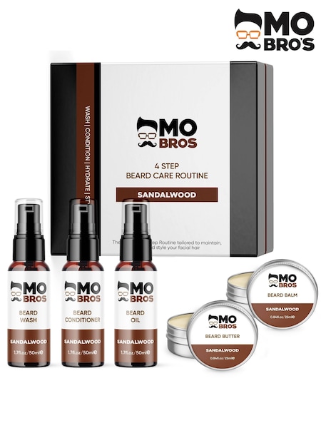 Mo Bros Sadalwood 4 Step Beard Care Kit (W58150) | €47