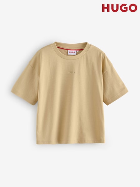 HUGO Natural Logo Short Sleeve T-Shirt (W58152) | 144 QAR - 193 QAR